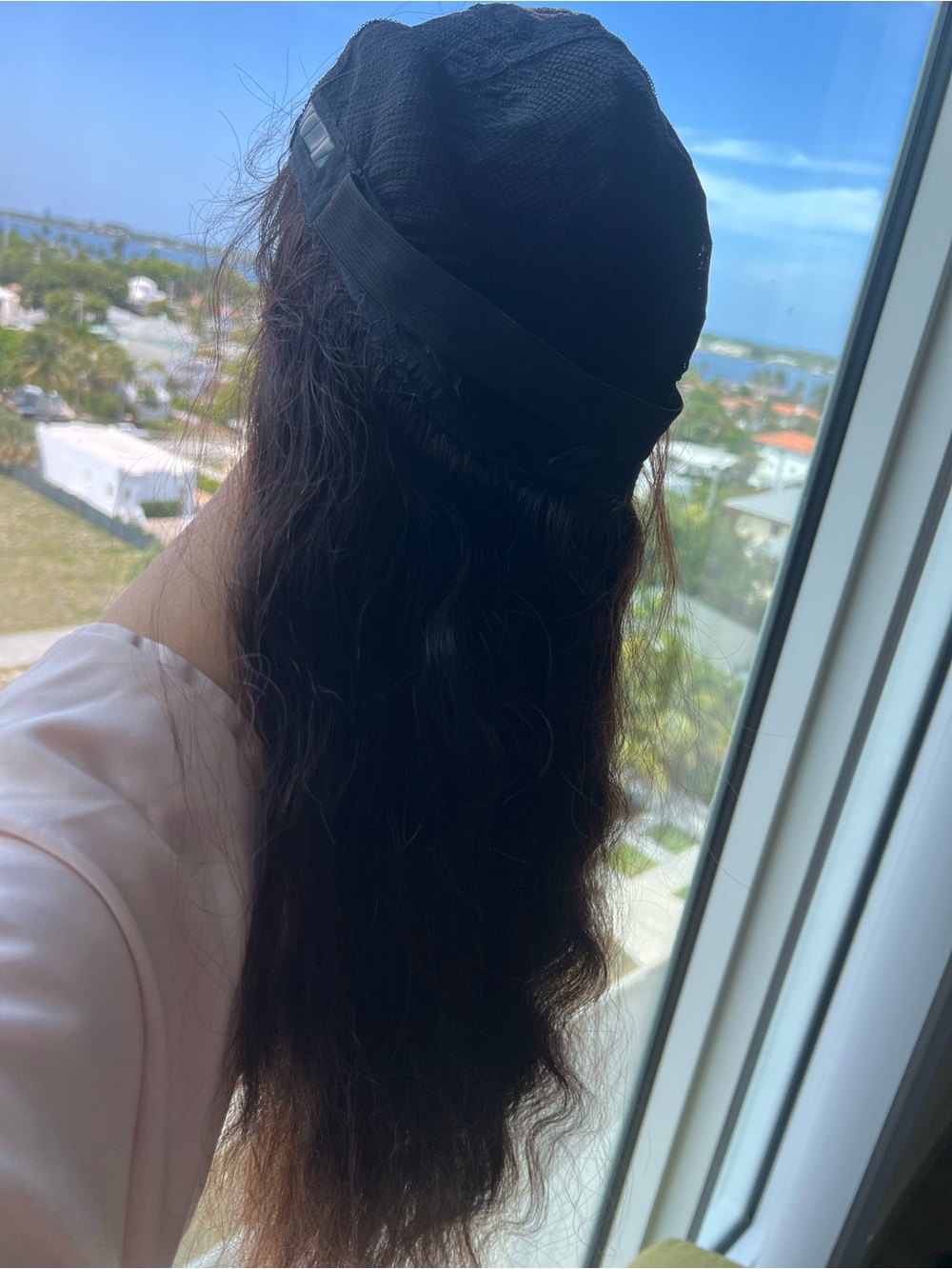 Human hair wig - Dark Brown - Picture 13 of 16